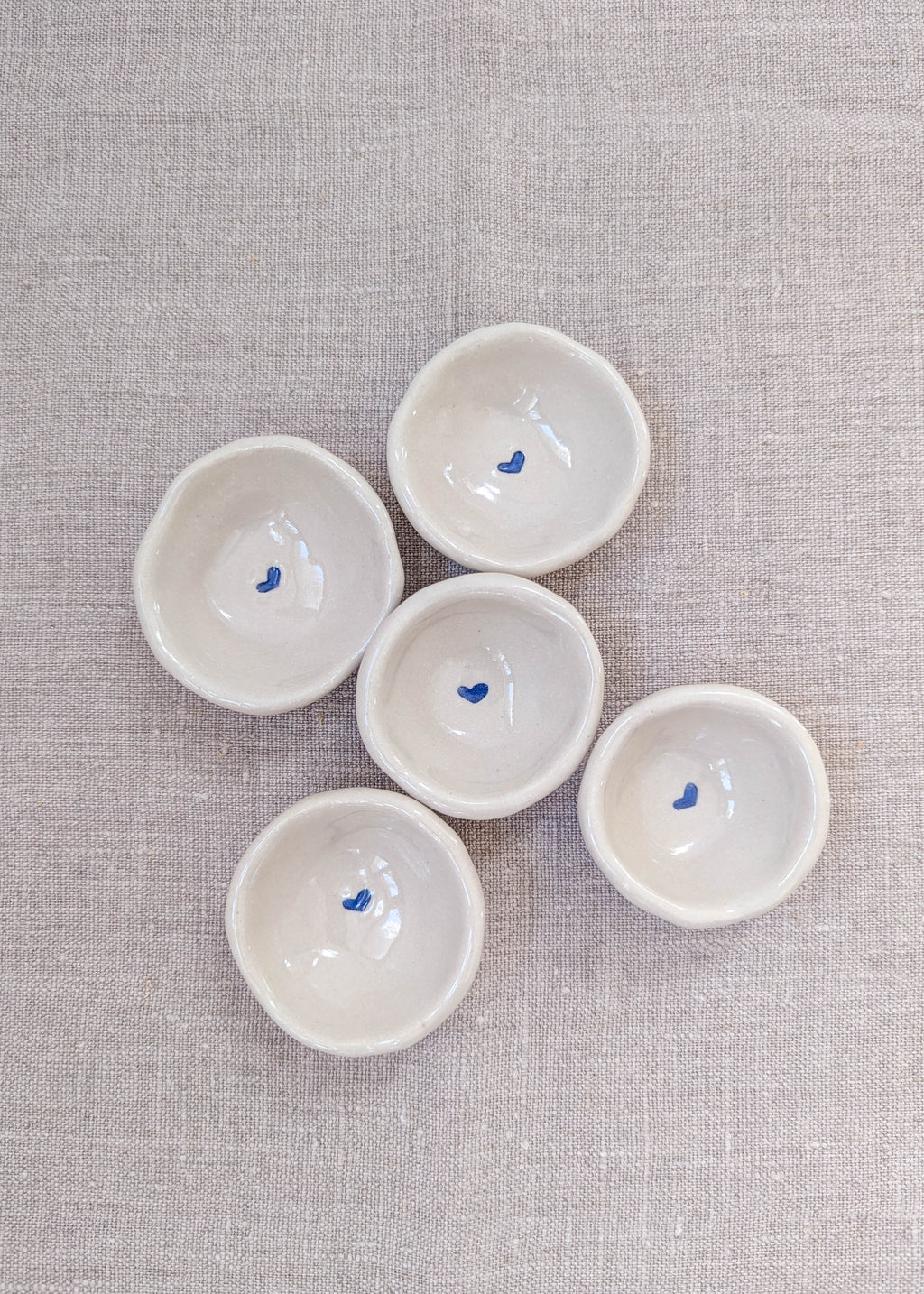 Mini heart trinket dish