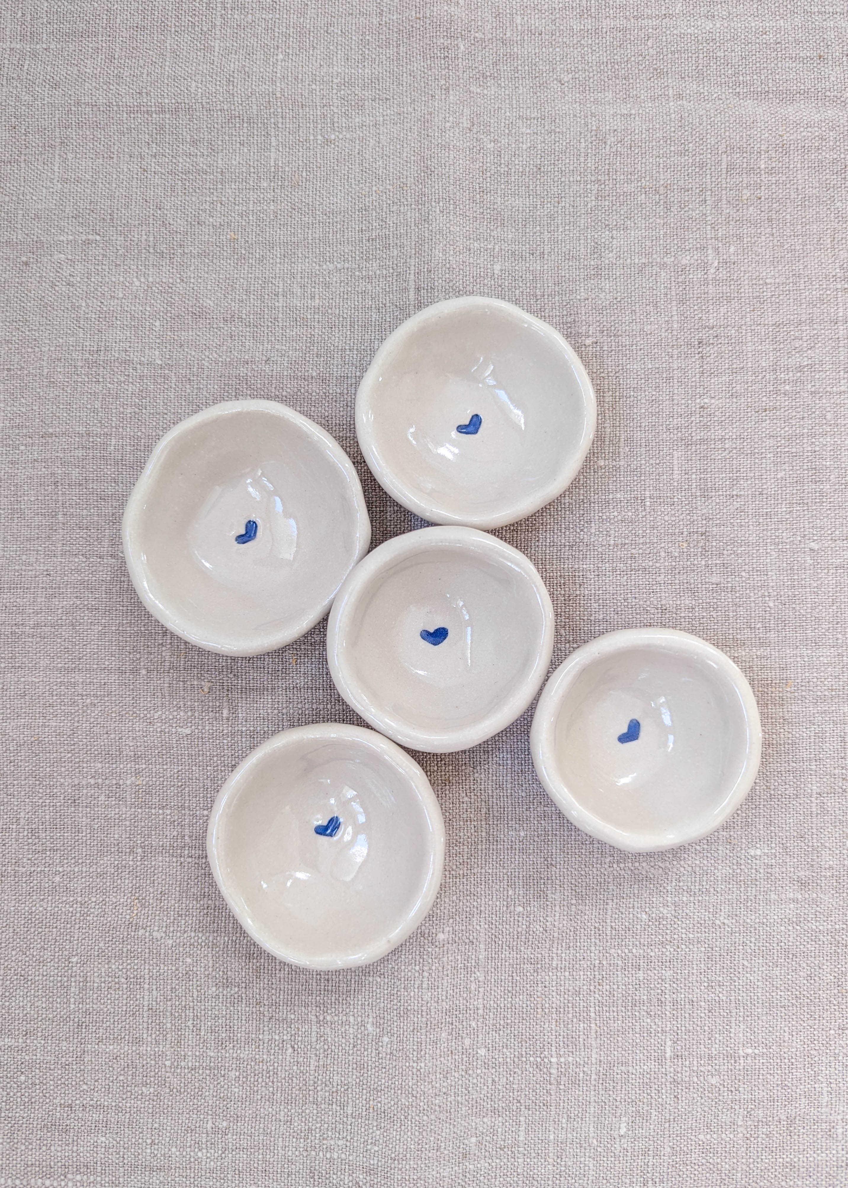 Mini heart trinket dish