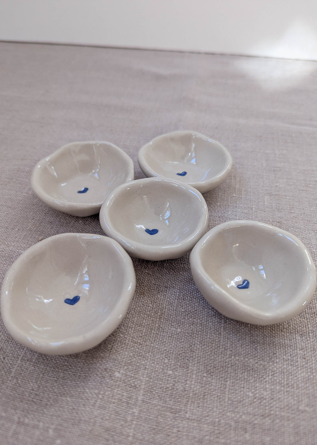 Mini heart trinket dish