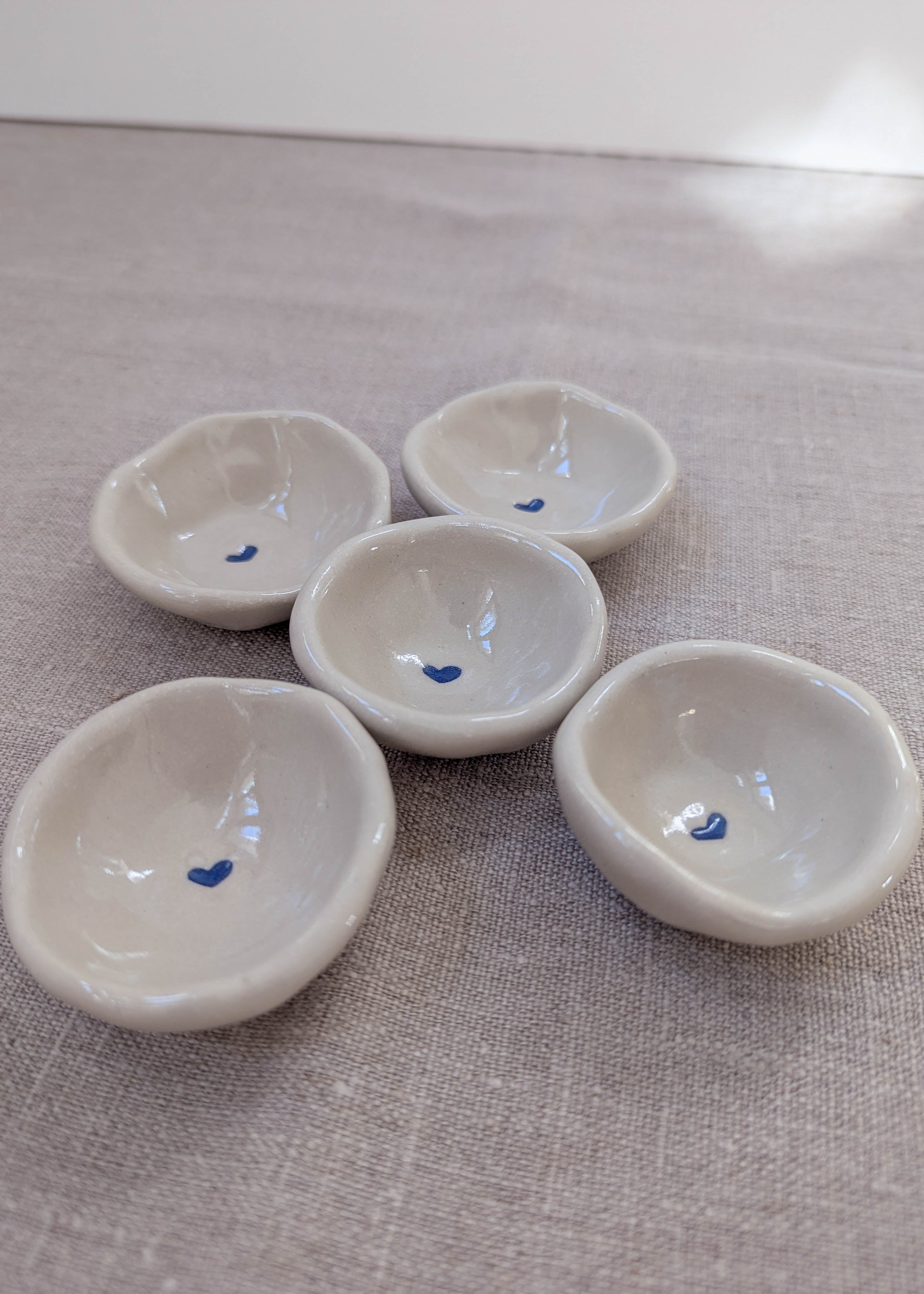 Mini heart trinket dish