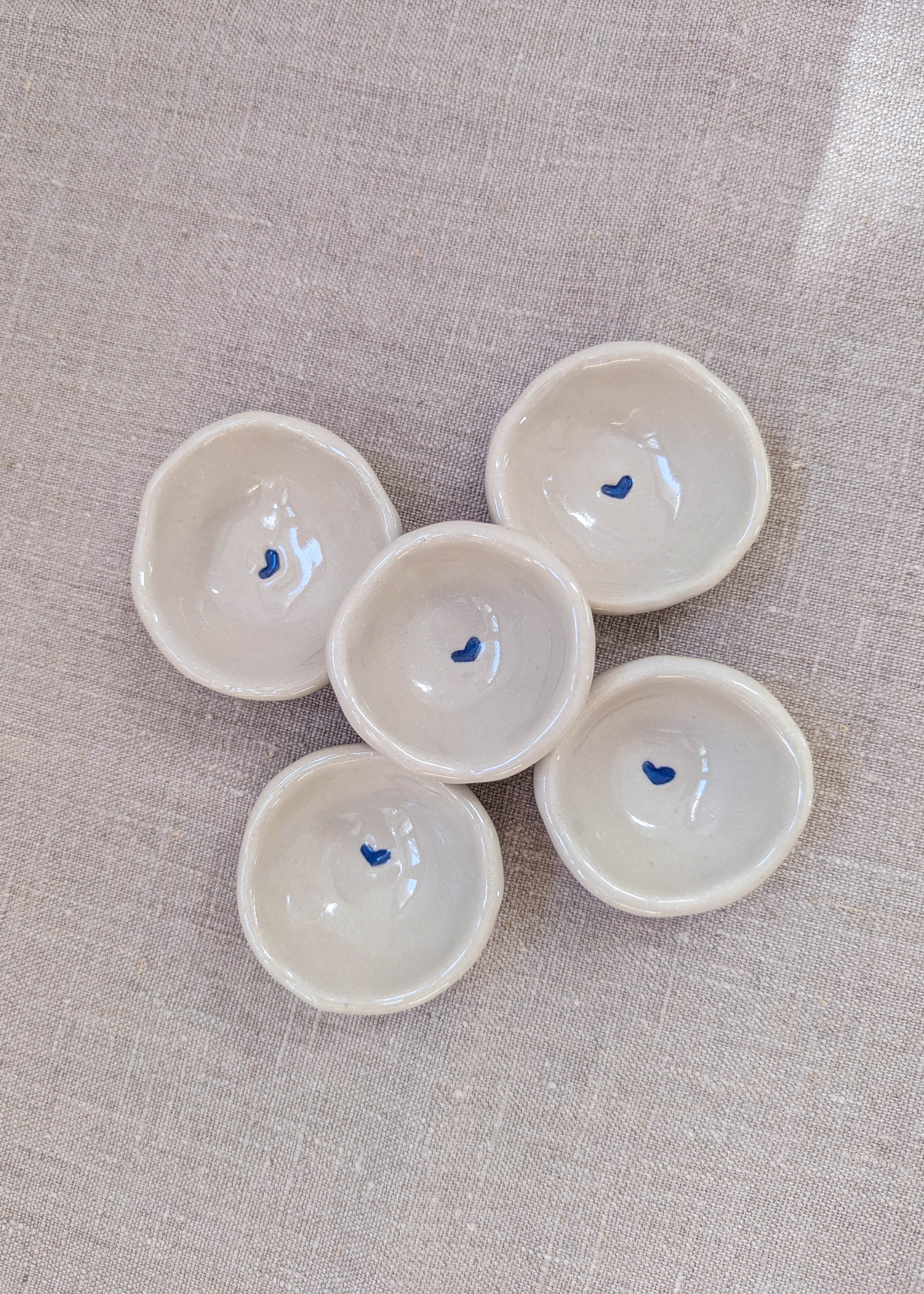 Mini heart trinket dish