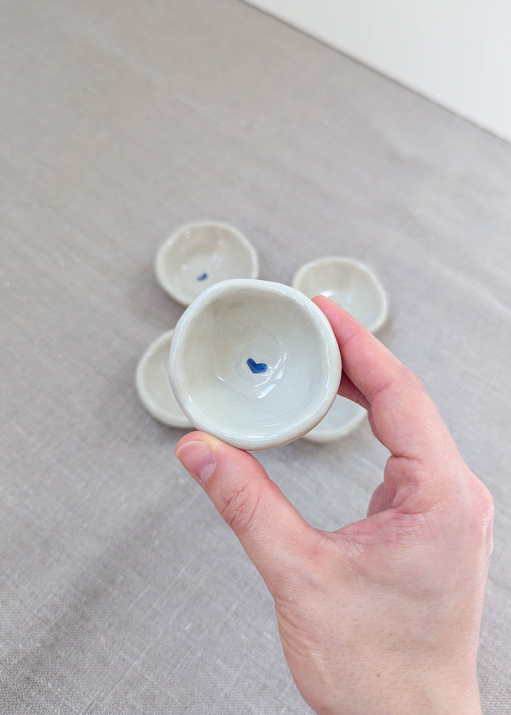 Mini heart trinket dish