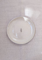 Speckled leaf plate 17 cm