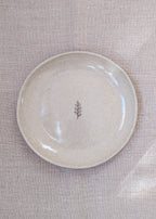 Speckled leaf plate 17 cm