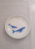 Side plate - humpback whales