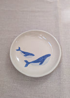 Humpback whale plate 18 cm