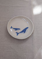 Humpback whale plate 18 cm