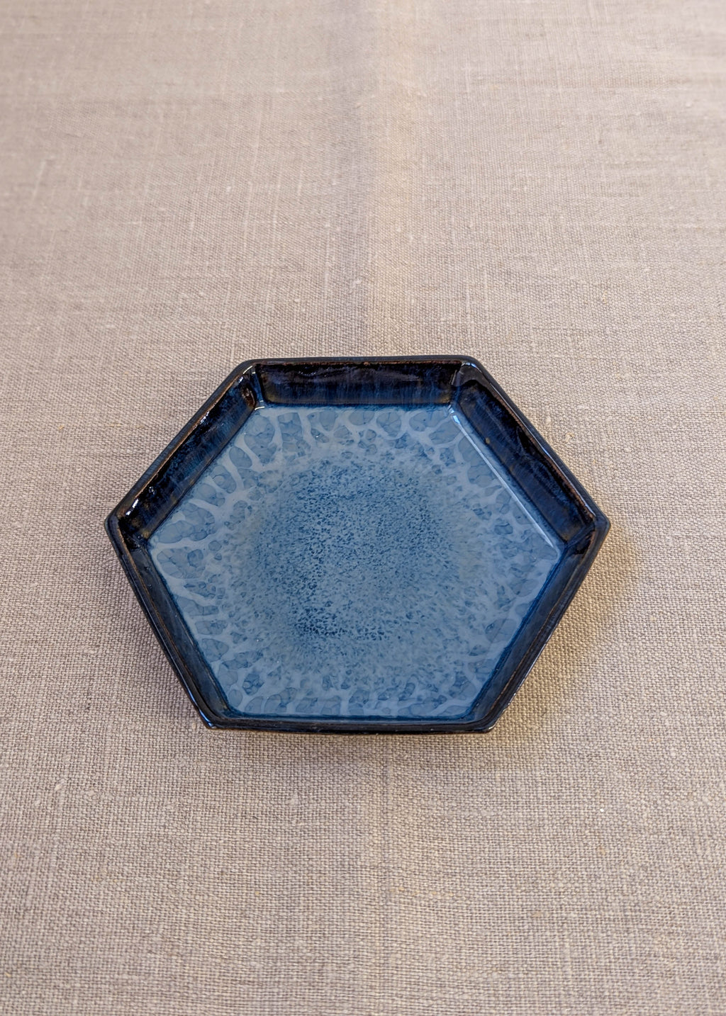 Hexagon small tray - seafoam