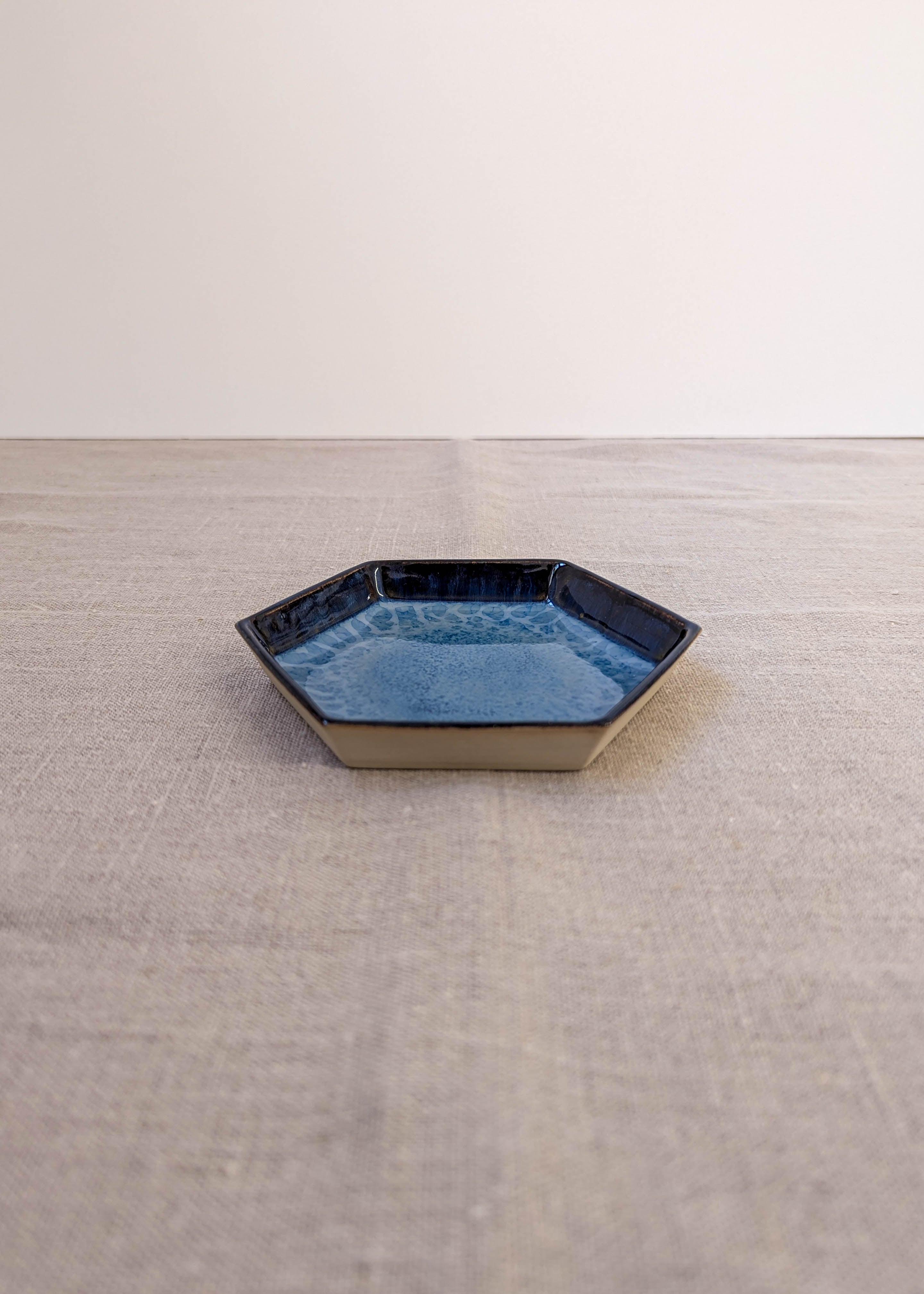 Hexagon small tray - seafoam
