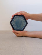 Hexagon small tray - seafoam