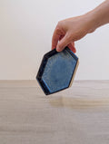 Hexagon trinket tray - seafoam