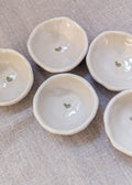 Mini heart trinket dish - green