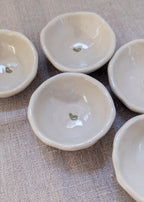 Mini heart trinket dish - green
