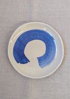 Brush stroke plate 17 cm