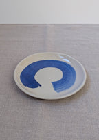 Brush stroke plate 17 cm