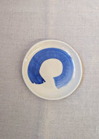 Brush stroke plate 17 cm