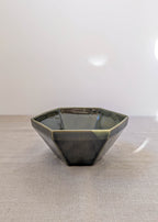 Hexagon cereal bowl - olive