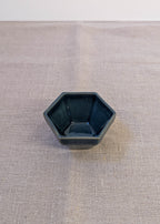 Hexagon sauce cup 8 cm - blue