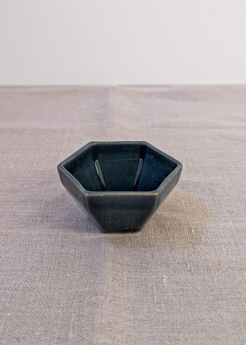 Hexagon sauce cup 8 cm - blue