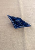 Ceramic paper boat - blue