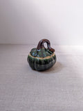 Lidded pumpkin jar