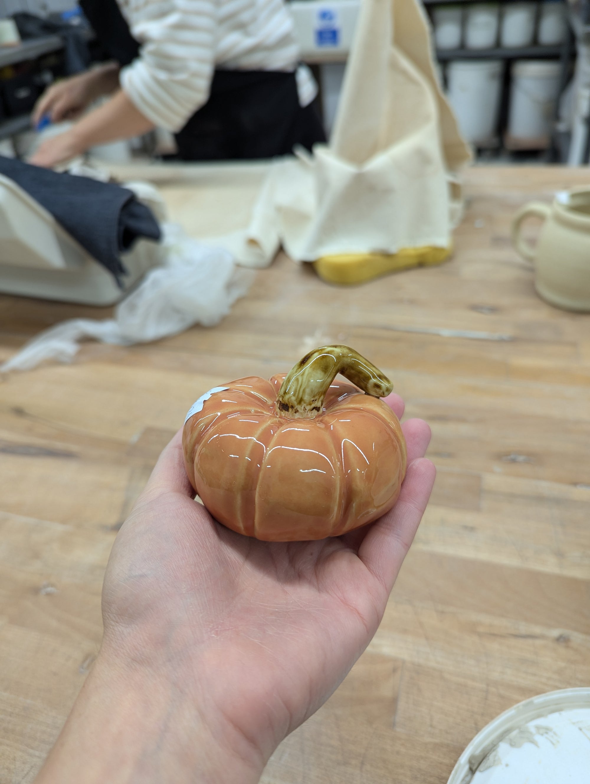October - Craft your own ceramic pumpkin