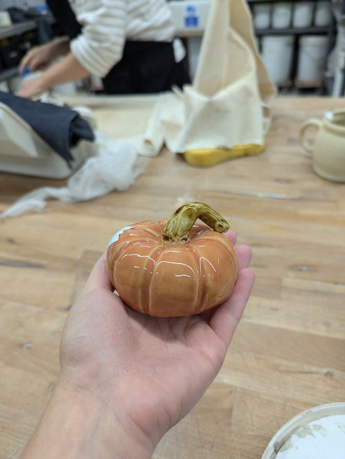 October - Craft your own ceramic pumpkin