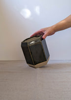 Hexagon utensil pot - olive