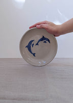 Dolphin plate 18 cm
