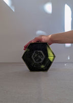 Hexagon cereal bowl - olive