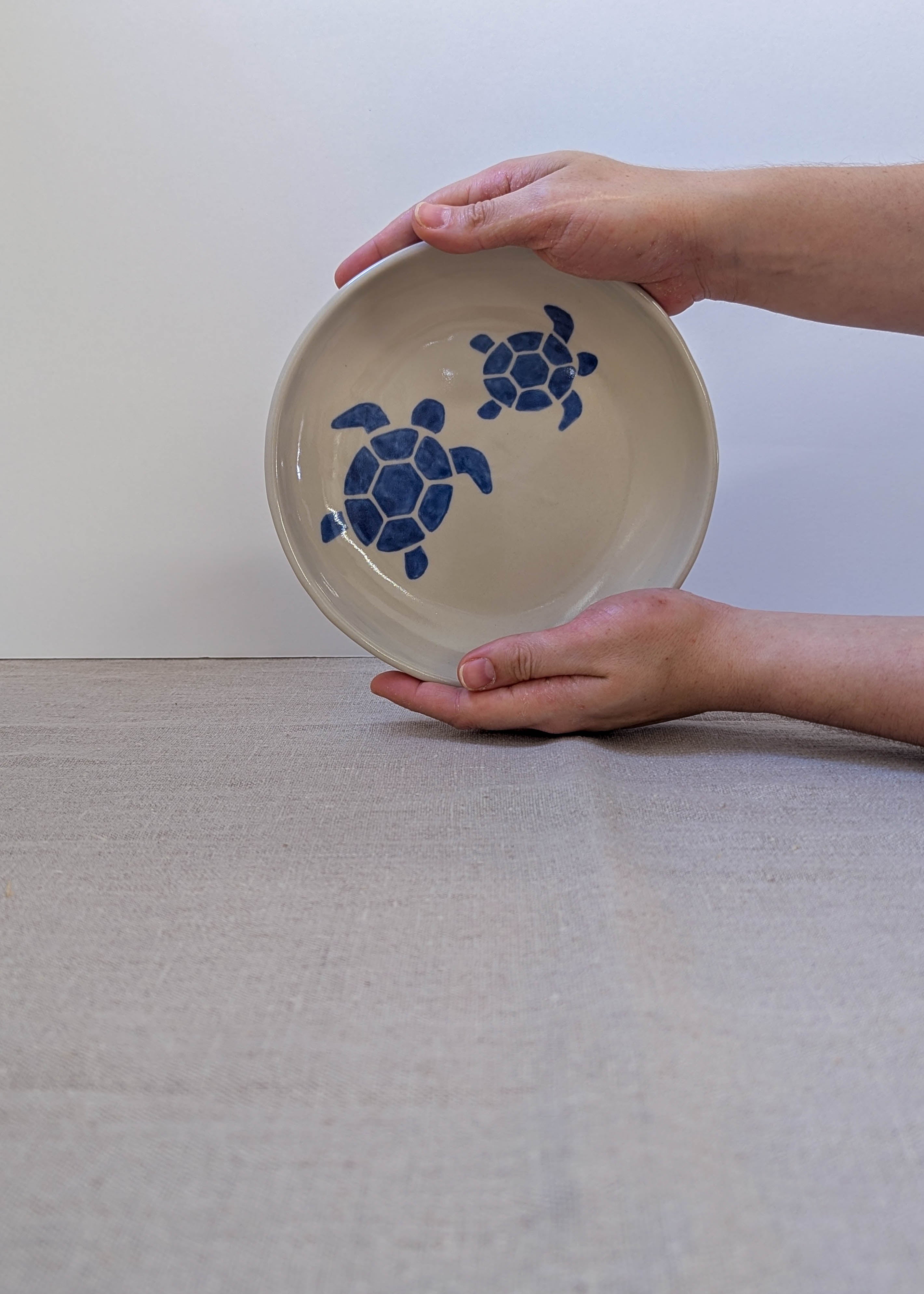 Turtle plate 18 cm