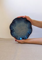 Ruffle pasta bowl 21 cm - seafoam