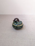 Lidded pumpkin jar