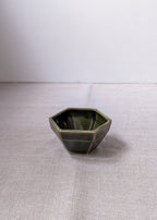 Hexagon sauce cup 8 cm - olive