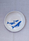 [Personalised] Side plate - humpback whales