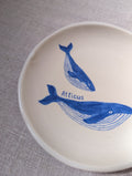 [Personalised] Side plate - humpback whales