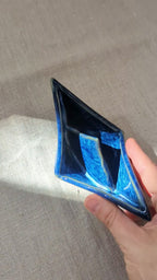 Ceramic paper boat - blue