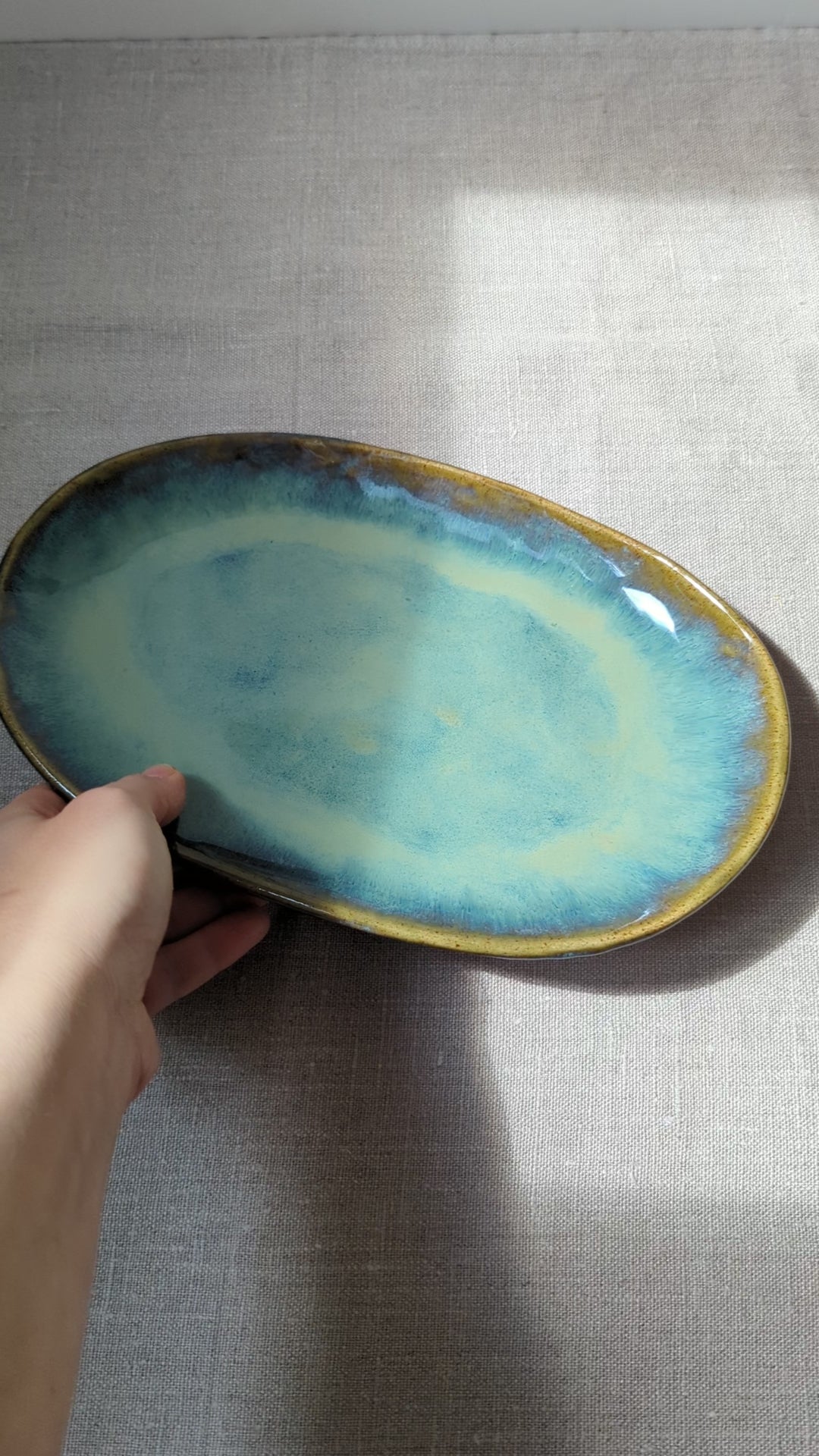 Oval platter 27 cm