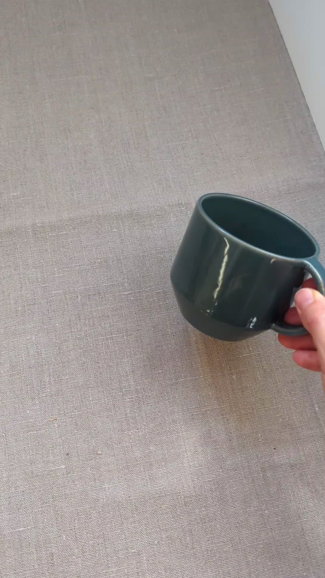 Olivia tea cup - smoke