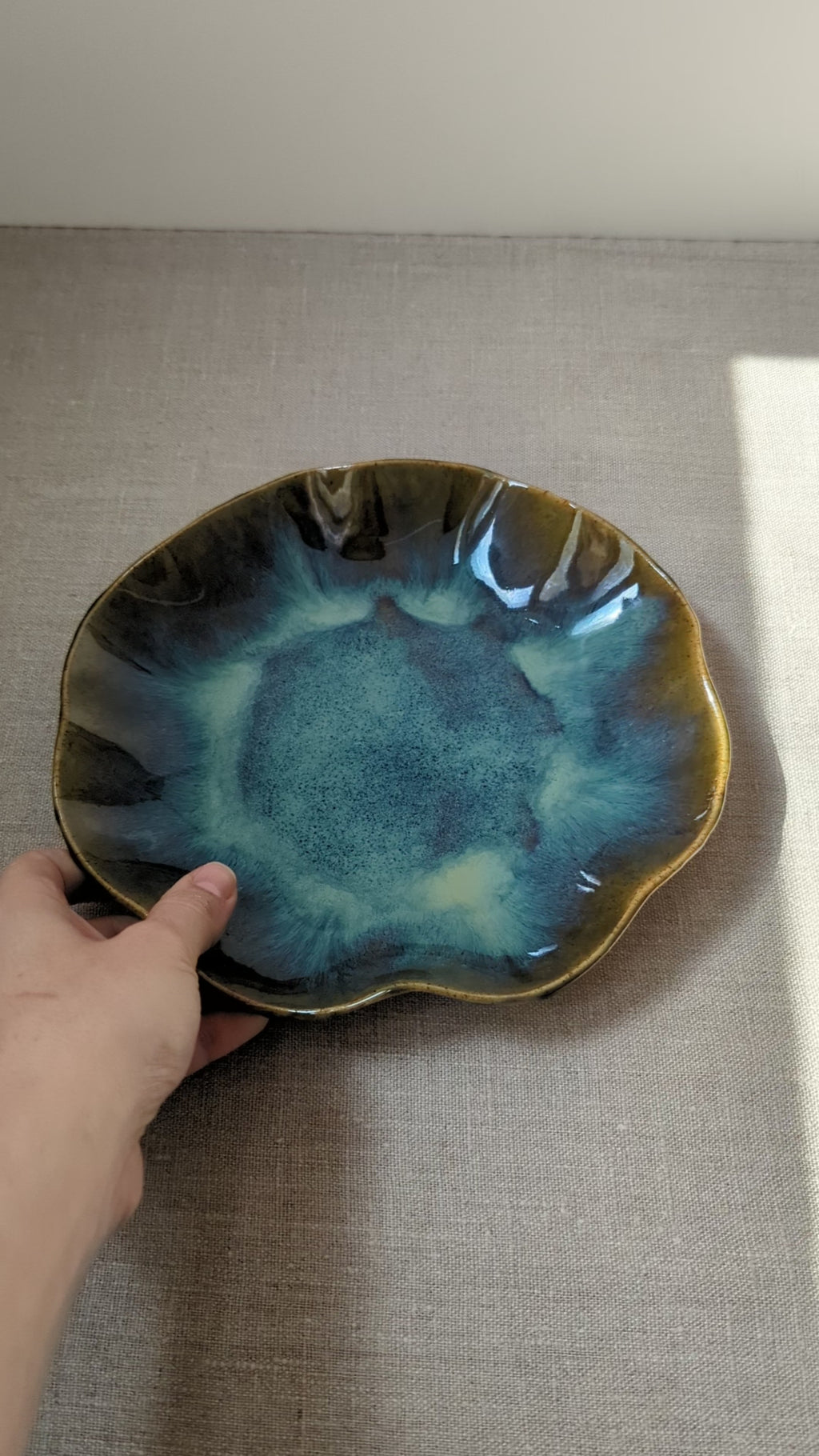 Ruffle plate 21 cm
