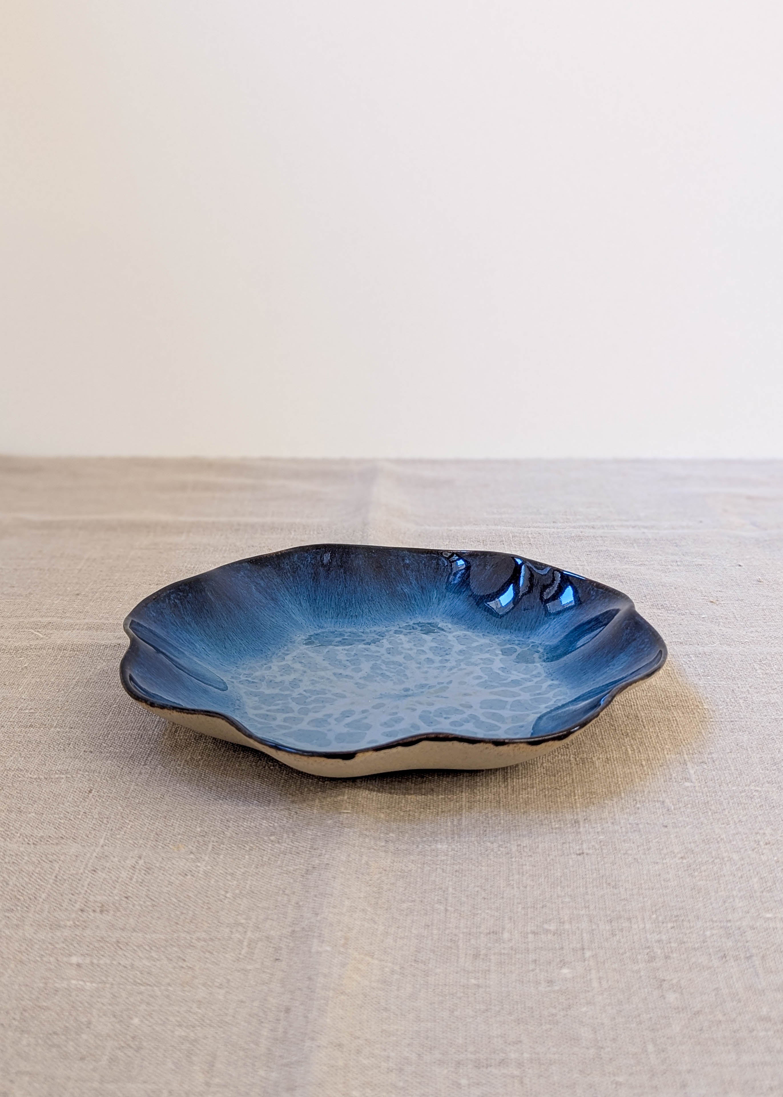 Ruffle pasta bowl 21 cm - seafoam