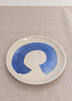 Brush stroke plate 17 cm