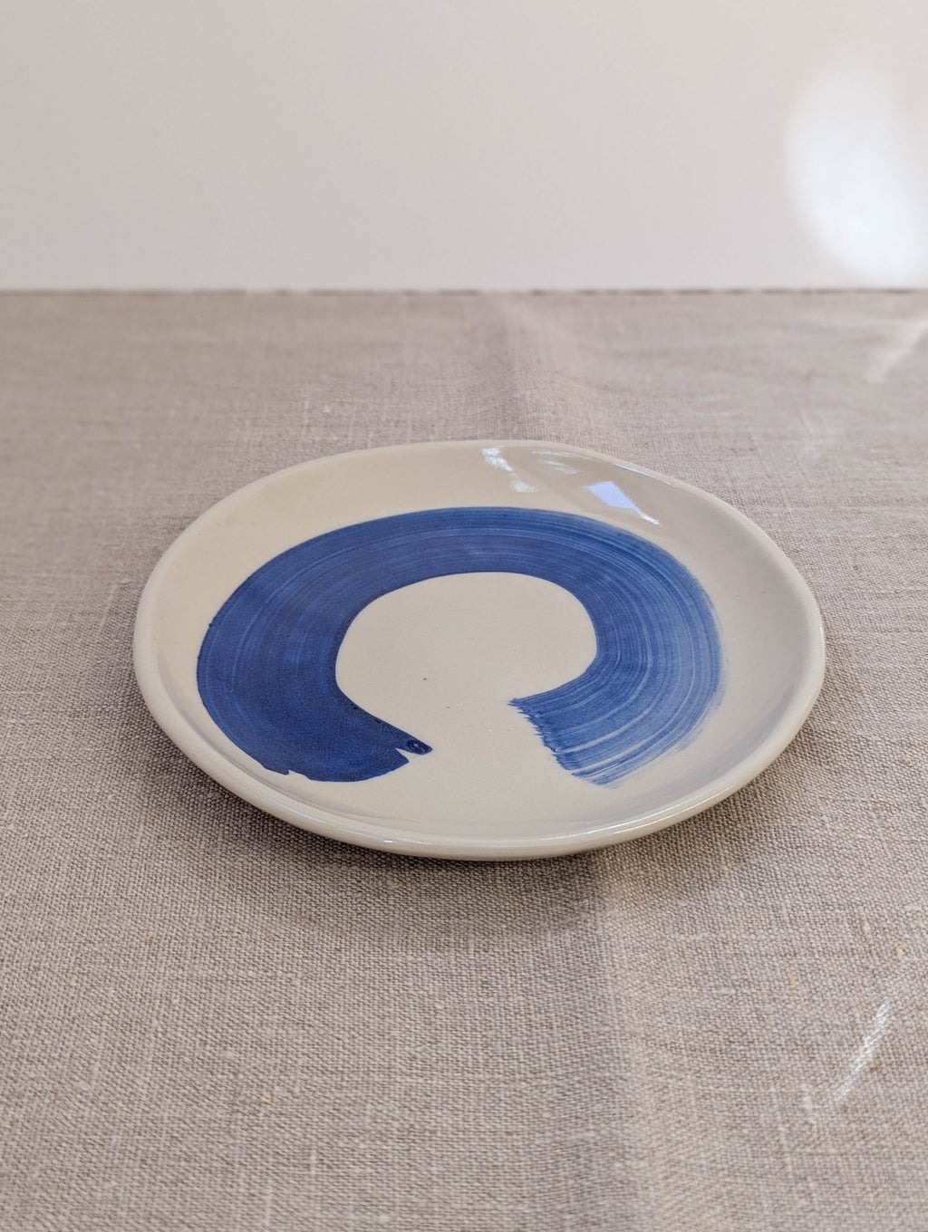 Brush stroke plate 17 cm