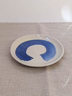 Brush stroke plate 17 cm
