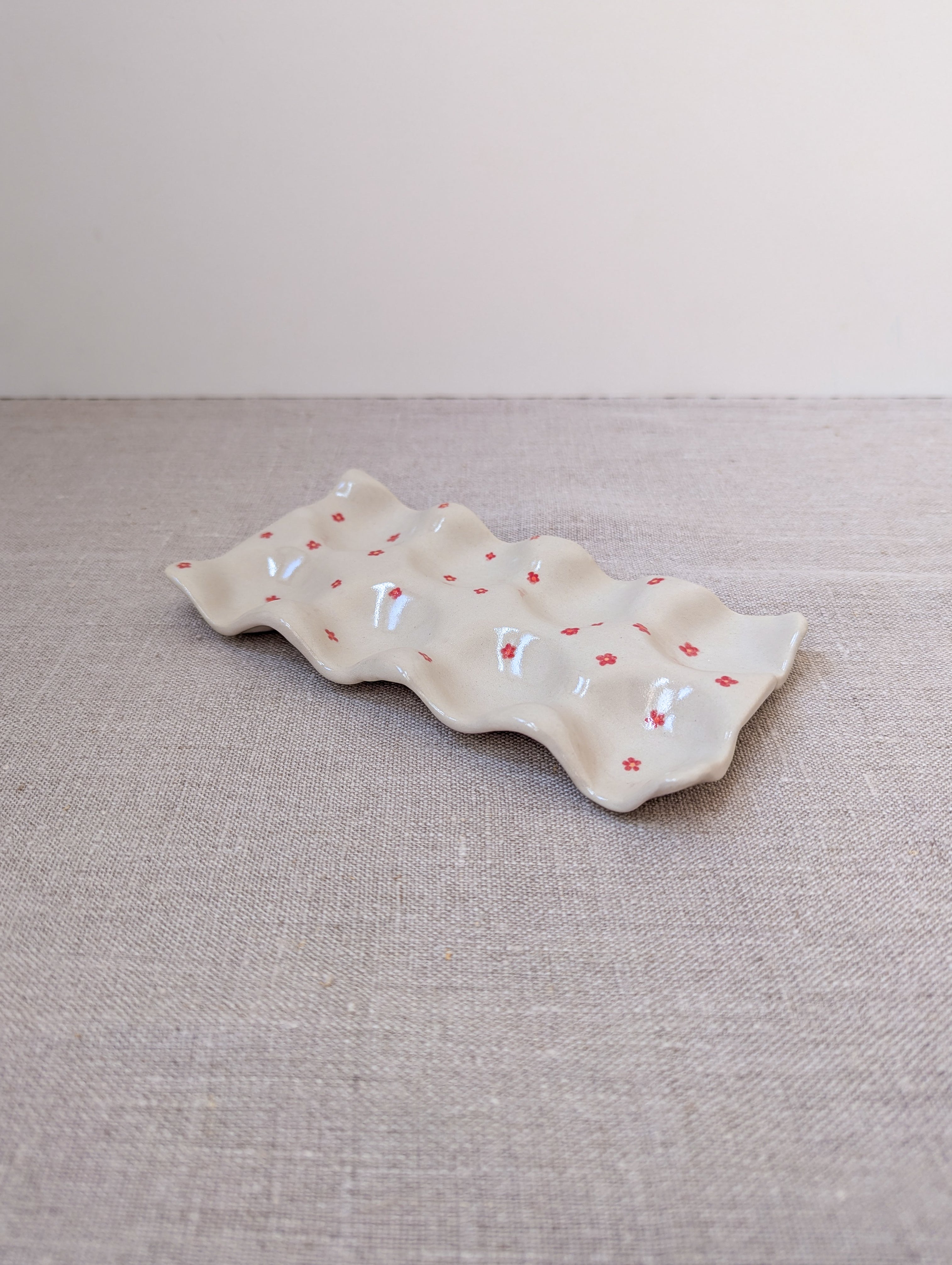 Floral egg tray