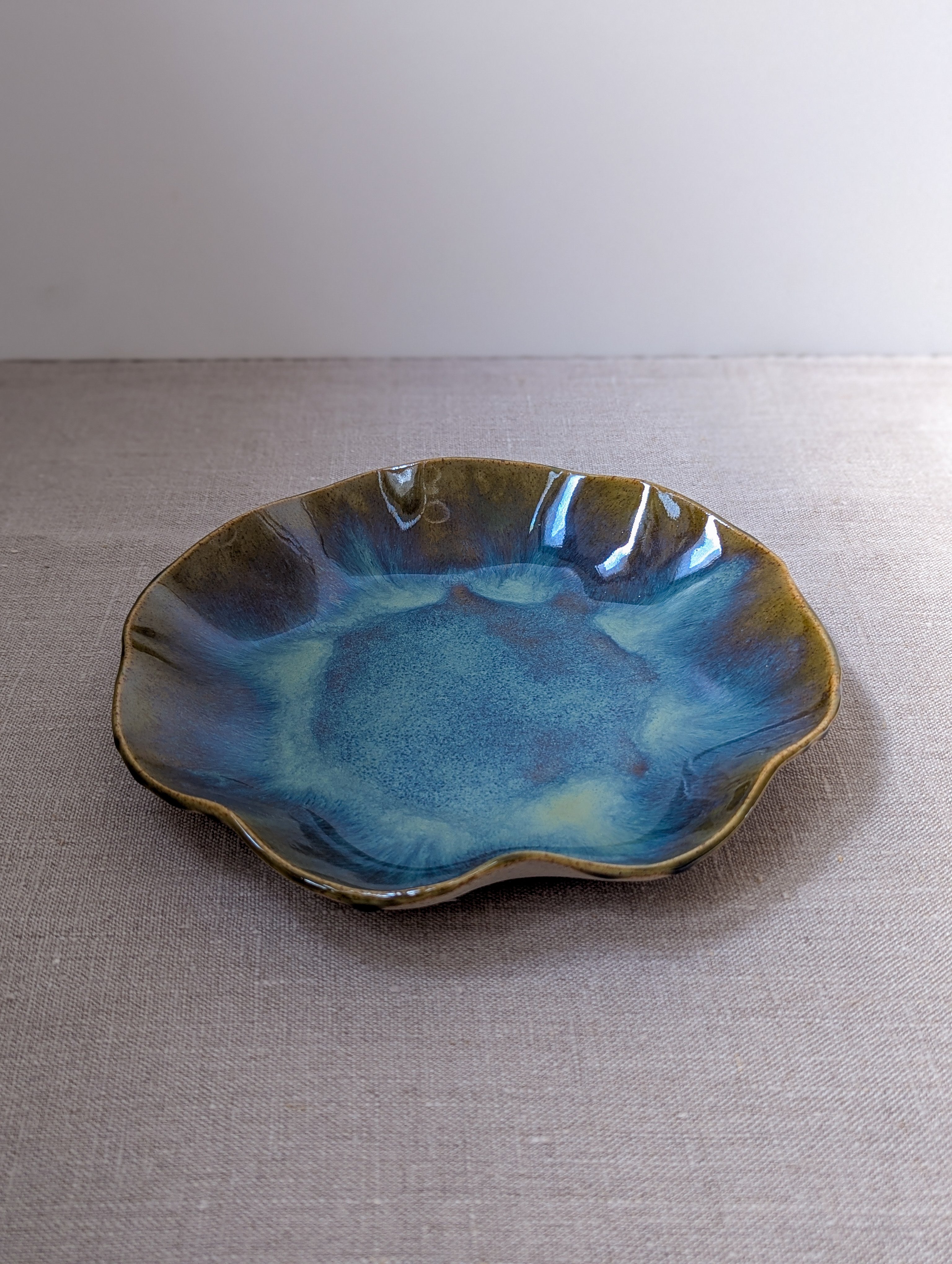 Ruffle plate 21 cm