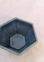 Hexagon sauce cup 8 cm - blue