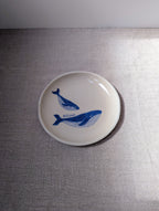 Personalised humpback whale plate 18 cm