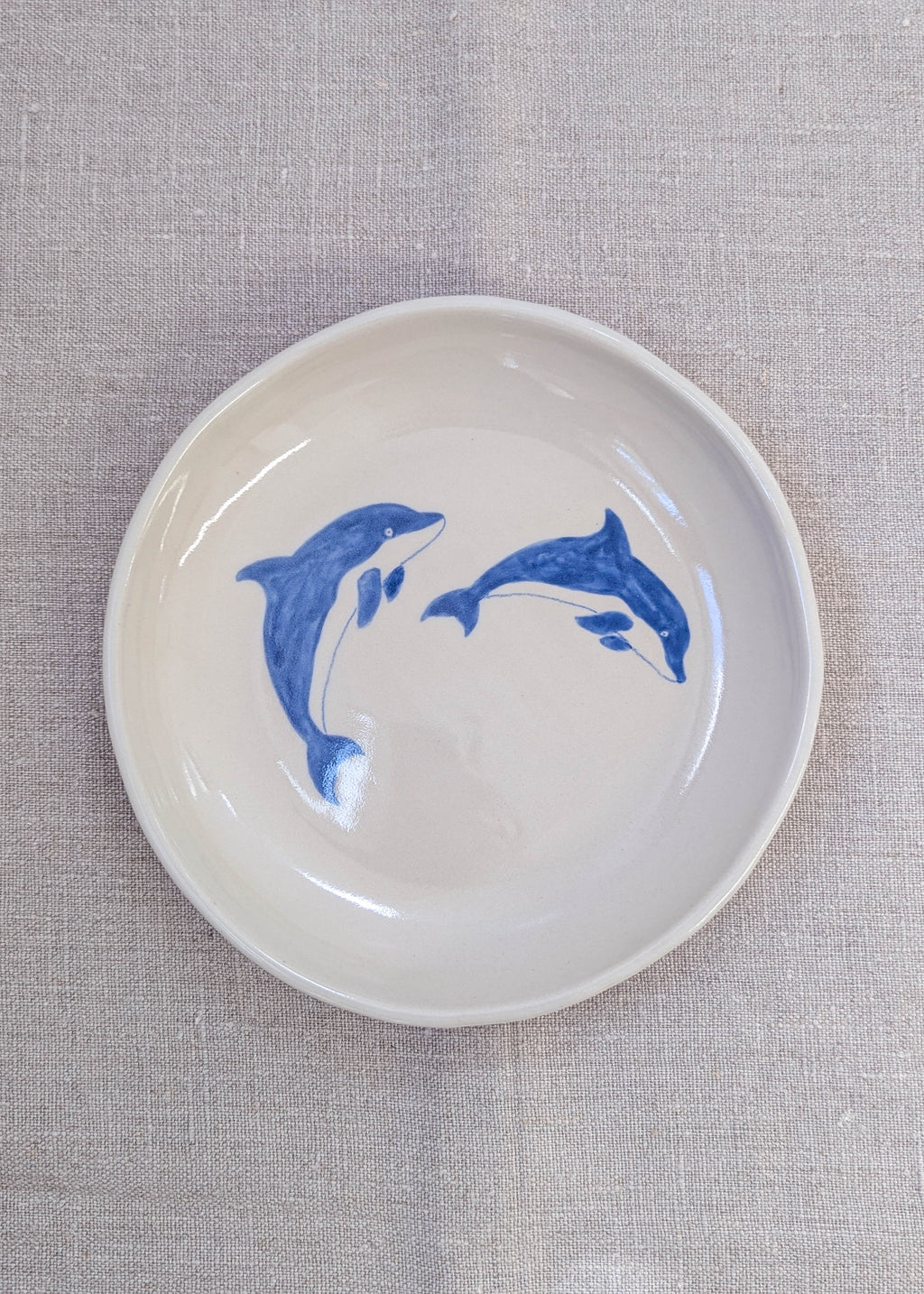 Dolphin plate 18 cm