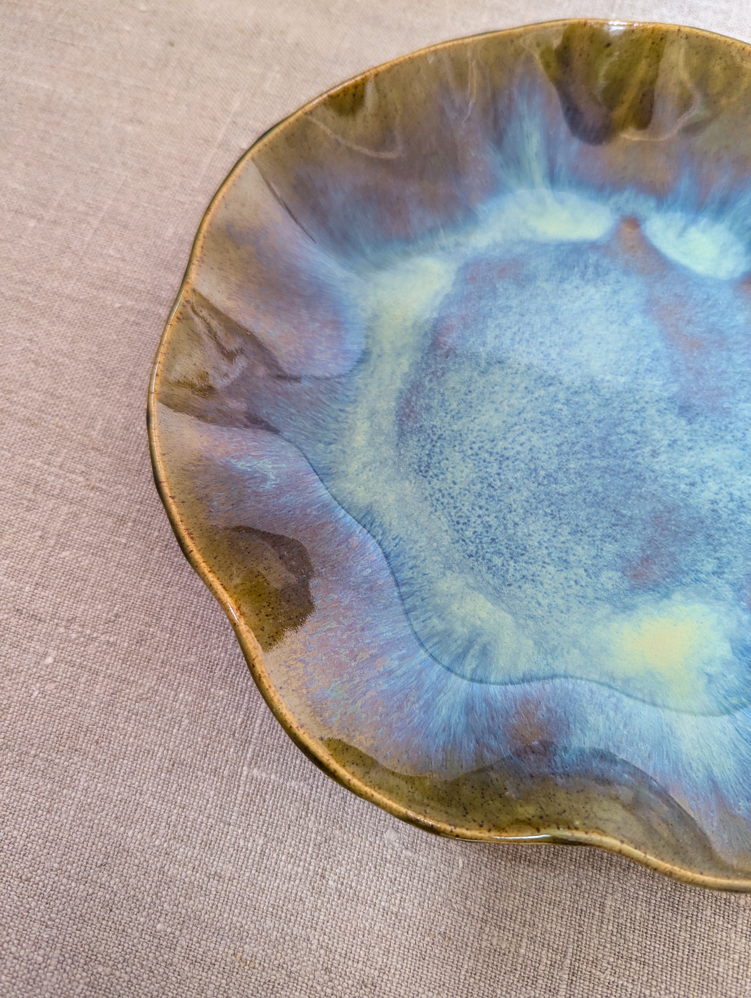 Ruffle plate 21 cm